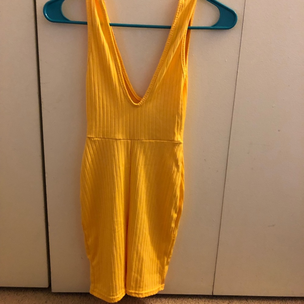 Yellow unitard